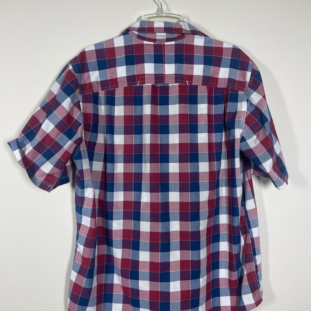 Wrangler ATG Shirt Men's L All Terrain Gear Short Sleeve Button-Up Zip Pocket! - Picture 5 of 6